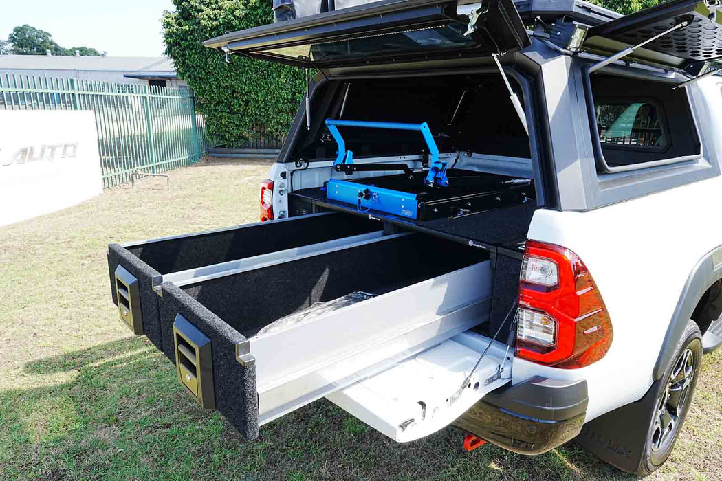 Drawer system with floor-kit to suit Holden Colorado 2012-2020