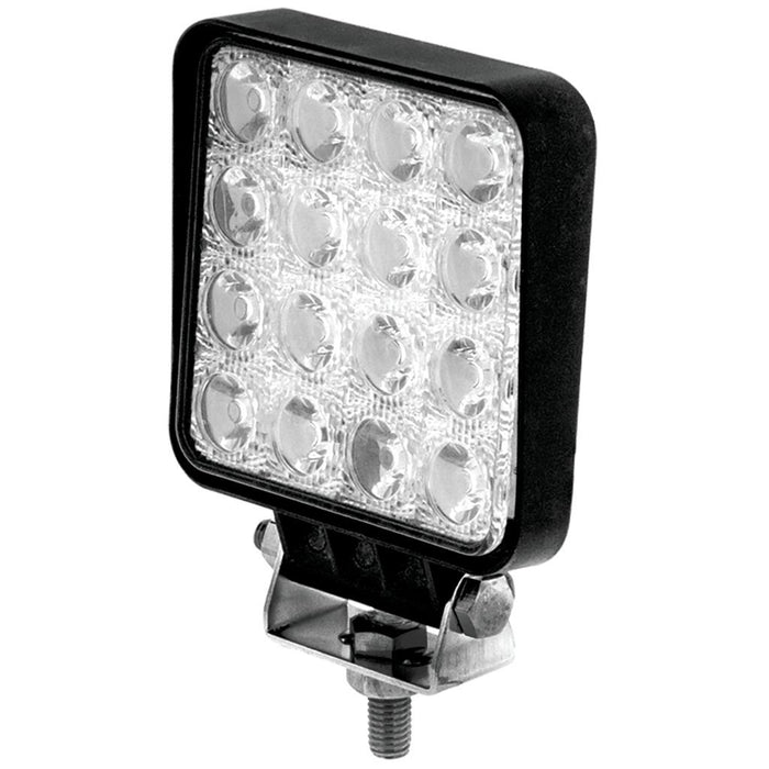 HULK 4X4 4.3" LED Square Flood Beam Worklamp