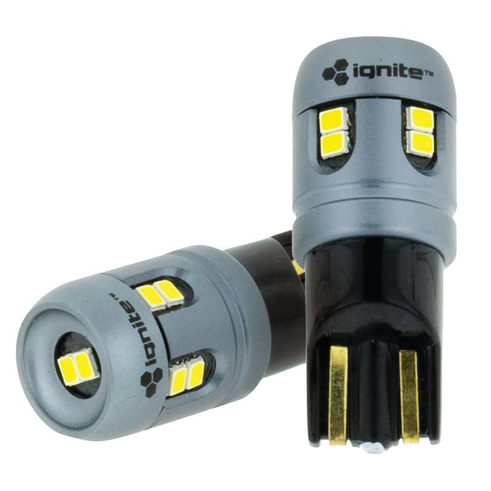 Ignite T10 Wedge white 12V 400 LUMENS (Pkt2)