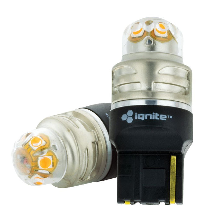 Ignite T20 WEDGE AMBER 12/24v 900 LUMENS (PKT2)