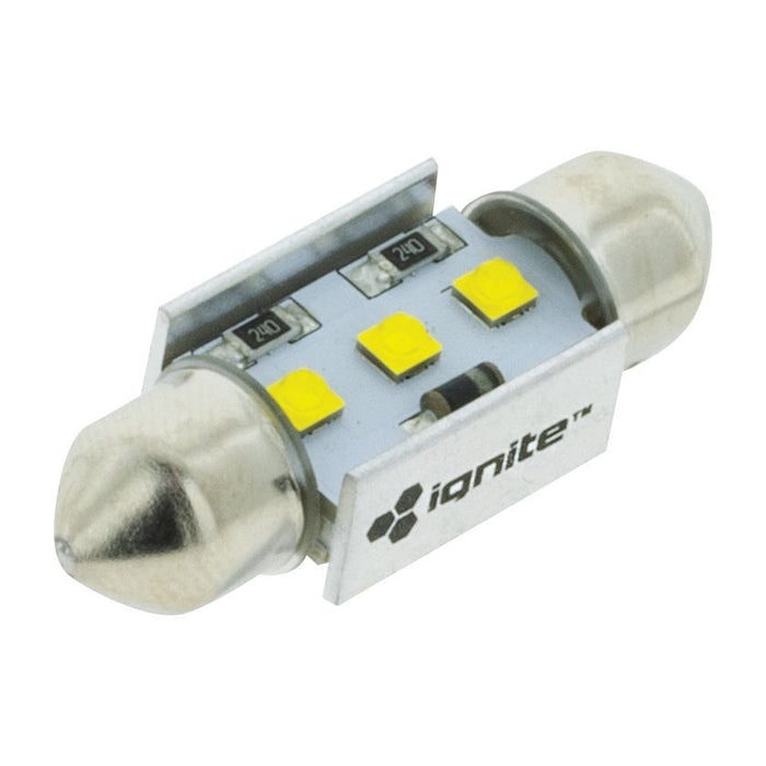 Ignite FESTOON 36MM WHITE 12V 220 LUMENS (PKT1)