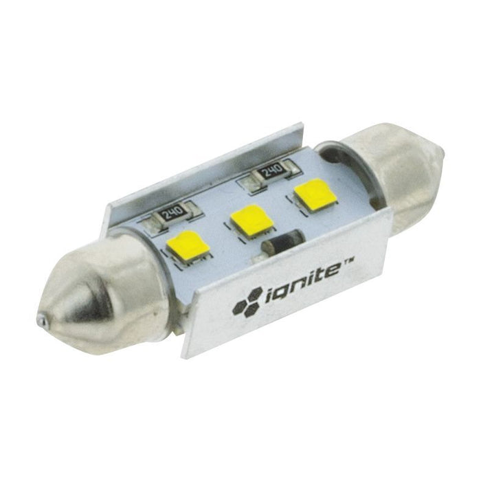 Ignite FESTOON 41MM WHITE 12V 220 LUMENS (PKT1)