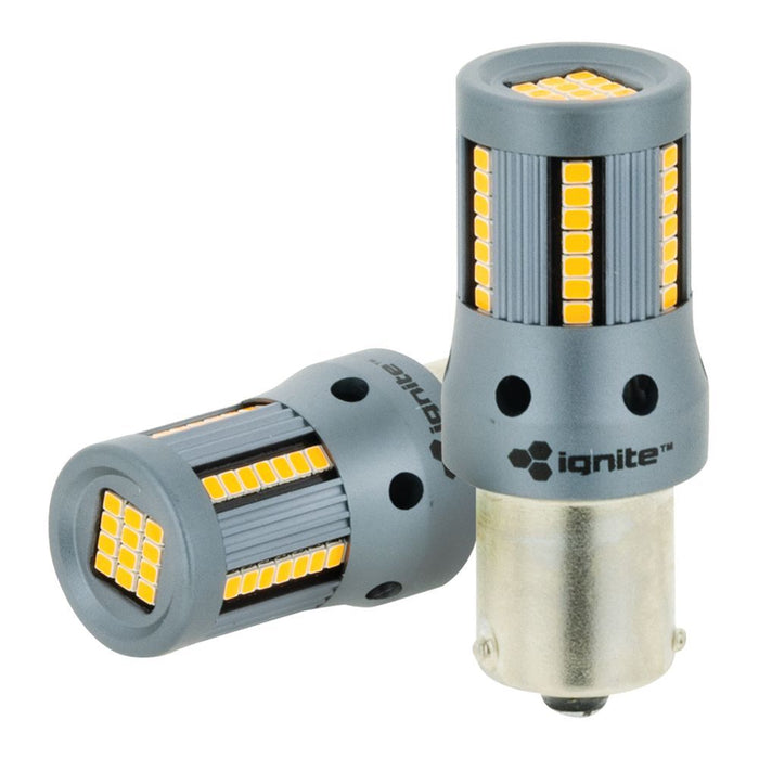 Ignite BAU15s amber, 12V 1500 Lumens (PKT2)