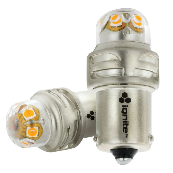 Ignite BAU15s Base amber 12/24V 900 Lumens (PKT2)