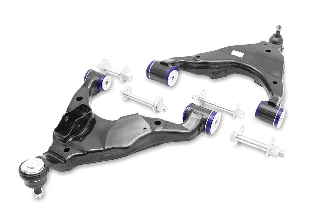 Fulcrum Suspensions Front Lower Adjustable Control Arm Assembly Kit including Ball Joints to suit Toyota & Lexus