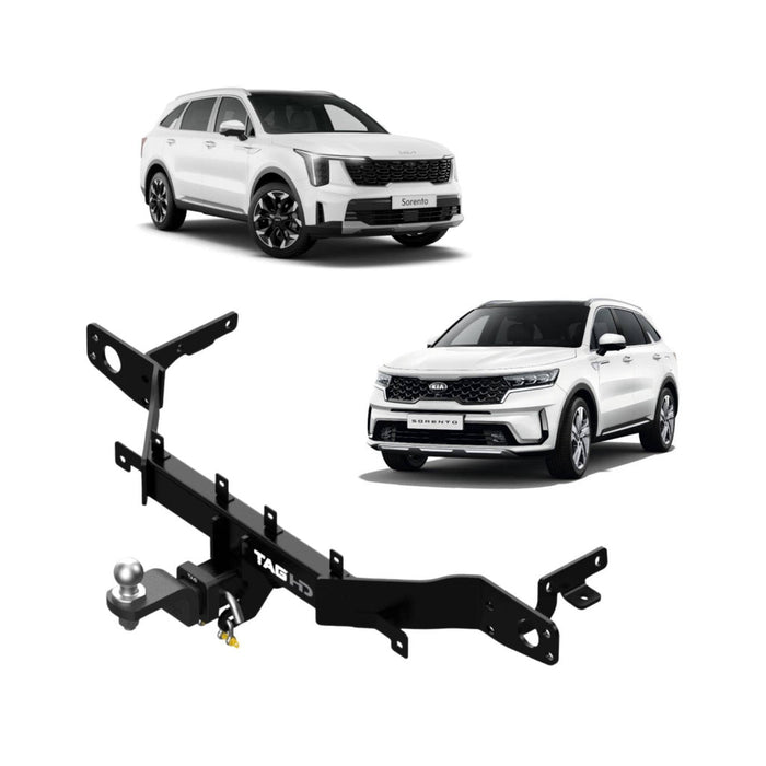 TAG Heavy Duty Towbar & Direct Fit Wiring for KIA Sorento Facelift Models (2024 - On)