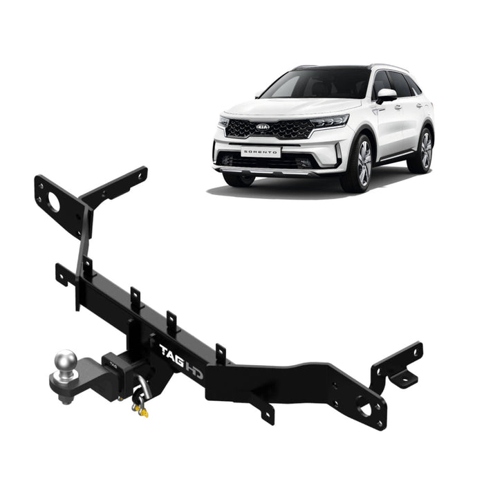 TAG Heavy Duty Towbar & Direct Fit Wiring for KIA Sorento Pre Facelift (03/2020 - 2024)