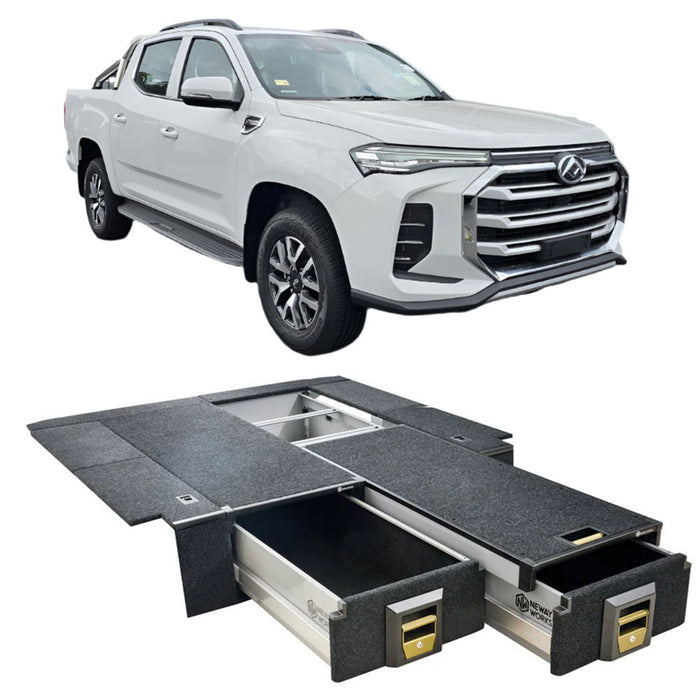 Drawer system with floor-kit to suit LDV T60 2017 - On