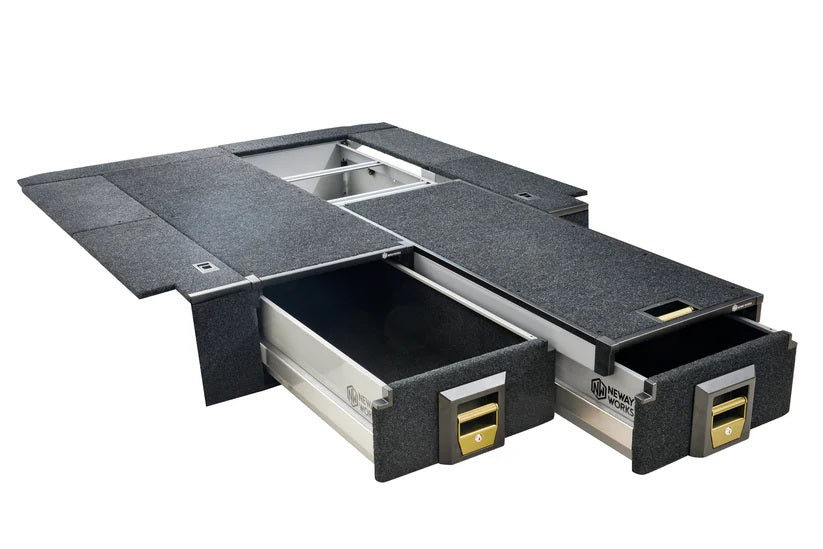 Drawer system with floor-kit to suit Holden Colorado 2012-2020