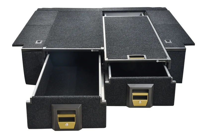 Drawer system with floor-kit to suit Holden Colorado 2012-2020