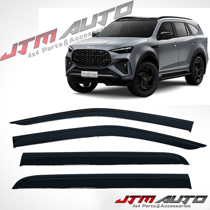 Luxury Weathershields Weather Shield Visor to suit ISUZU MU-X MUX 2021+