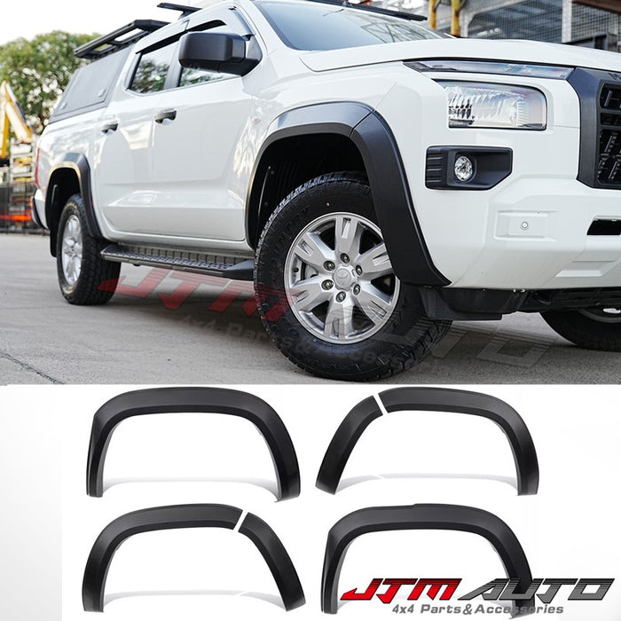 Slim Fender Flares Matte Black Guard Trim to suit Mitsubishi Triton MV 2024+