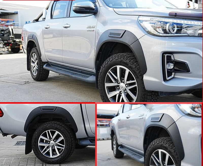 6 inches fender flares wheel arches to suit Toyota Hilux 2015-2018 OEM 6pcs
