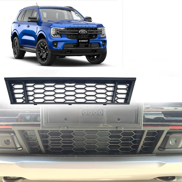 Front Grill Matt Black Lower Mesh Bumper to suit Ford Next-Gen Everest 2022+