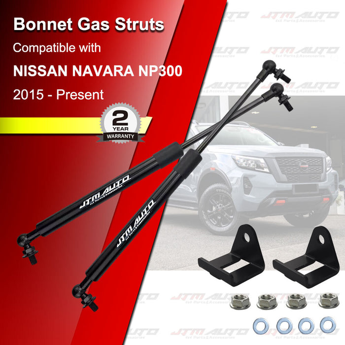 JTM Bonnet Strut Kit to suit Nissan Navara NP300 (2014 – Current)