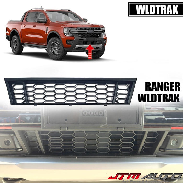 Front Grill Matt Black Lower Mesh Bumper to suit Ford Ranger Wildtrak Next-Gen 2022+