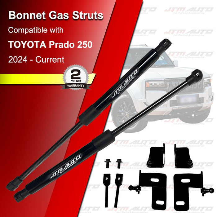 JTM Bonnet Strut Assist Kit to suit Toyota Prado 250 series (2024 – Current)