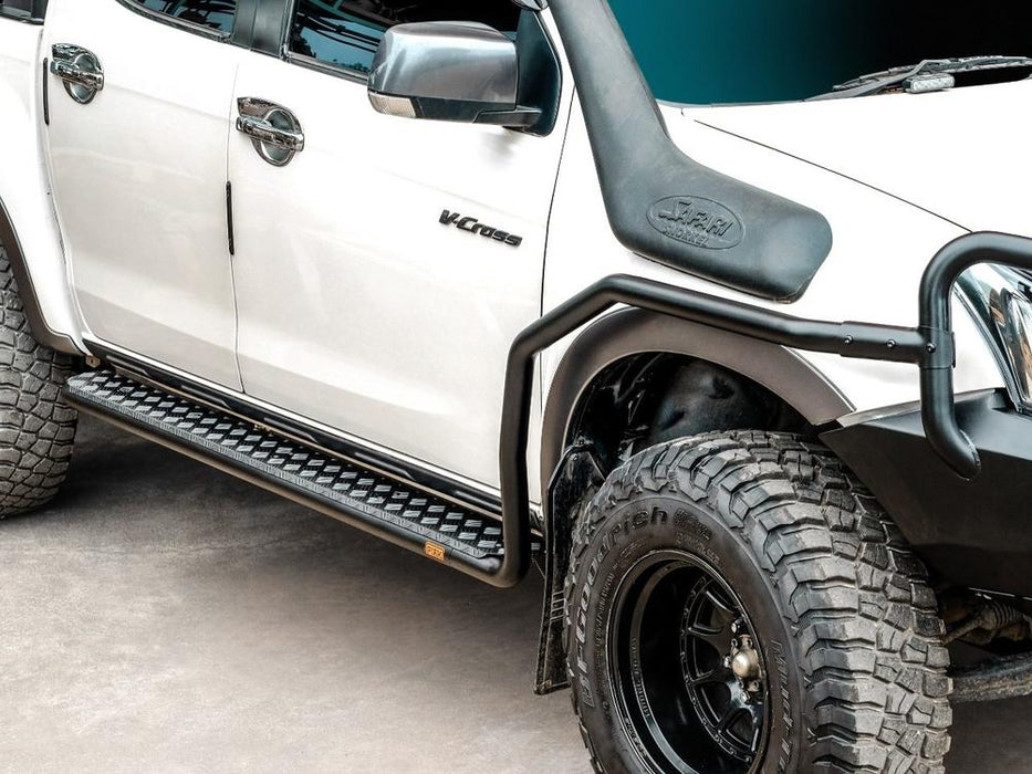 PIAK Side Step (Can use for rails, Black) for Isuzu D-MAX (6/2012 to 6/2020)