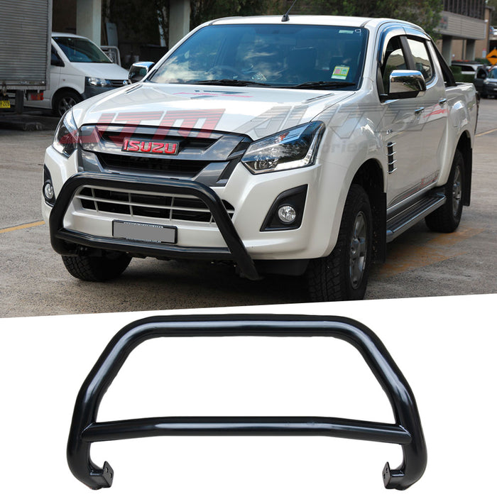 Suits Isuzu D-Max DMAX Holden Colorado Nudge Bar Black Grille Guard 2016-2020