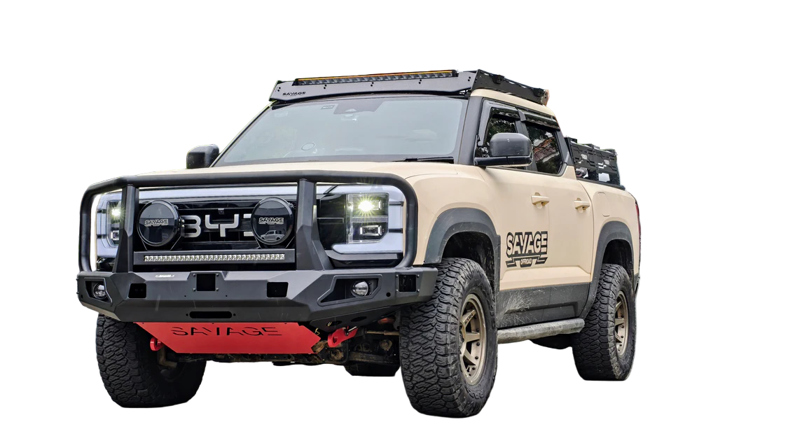 Savage Tech BYD SHARK 6 SAVAGE ATTACK HOOPED BULL BAR