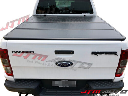 Aluminium Tri-Fold Folding Hard Tonneau Cover to suit Ford Ranger PX 2012-2021