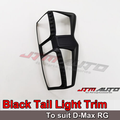 MATT Black Tail Light Cover Trim to suit Isuzu D-max Dmax 2020+