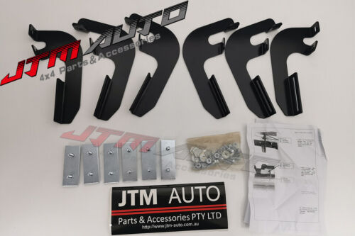 Heavy Duty Shark Bar Black Off road Side Steps to suit Isuzu D-max Dmax 2020+