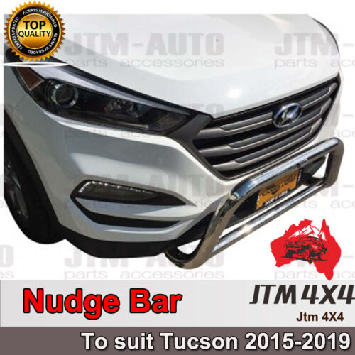 Nudge Bar Stainless Steel Grille Guard to suit Hyundai Tucson 2015-2021