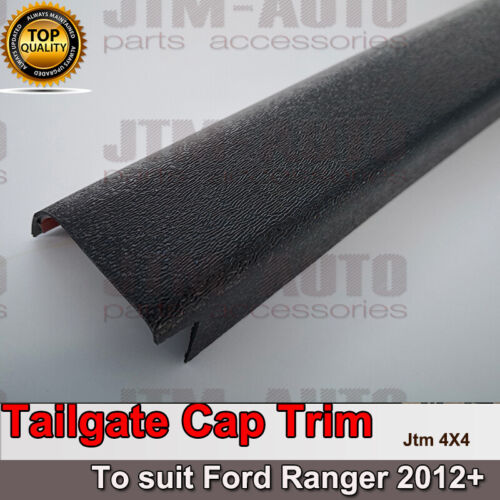 Tailgate Cap Protection Cover Trim Black to suit Ford Ranger PX PX2 PX3 2012+