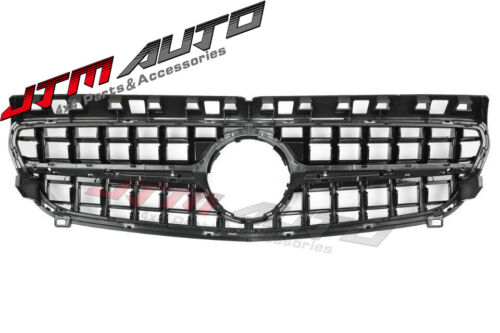 Gloss Black GT Bumper Grille Grill to suit Mercedes-Benz A-Class W176 A45 12-15