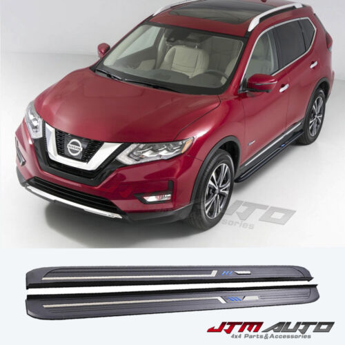 Black Aluminium Running Board Side Steps to suit Nissan Xtrail X-trail T32 14-22