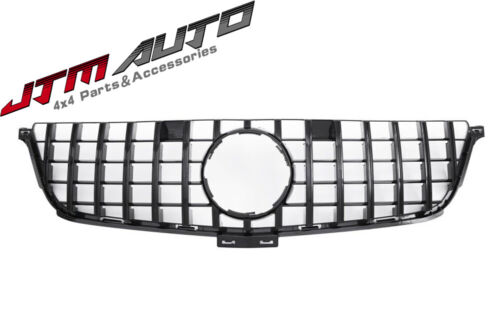 Chrome AMG GT Style Front Bumper Grille Grill For Mercedes-Benz ML-Class W166