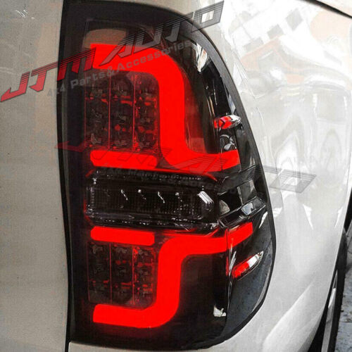 Smoked Full Sequential Led Tail Lights to suit Toyota Hilux N70 2005-2014