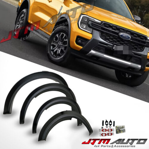 6 inch Fender Flares Black Guard for Ford Ranger NEW-GEN Wildtrak 2022-2024