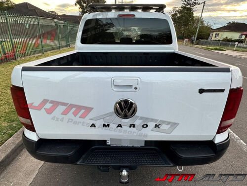 Tailgate Cap Protection Cover Trim Black to suit VW Volkswagen Amarok 2010-2022