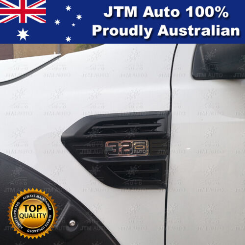 MATT Black Indicator Side Wind Cover Vent to suit Ford Ranger PX2 PX3 2015-2019