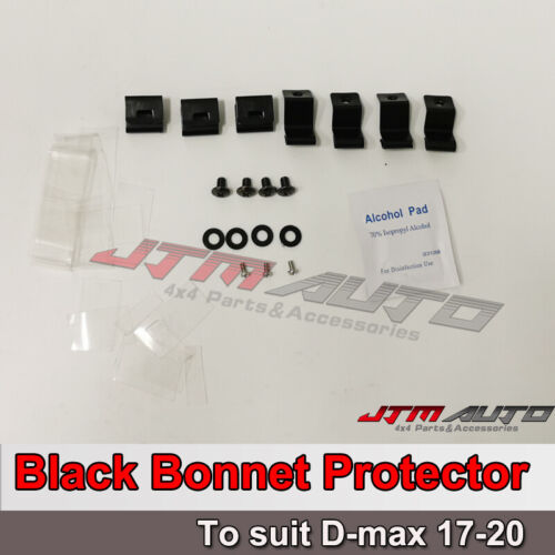 Bonnet Protector + Weather Shields For ISUZU D-max Dmax Extra/Super Cab 17-20