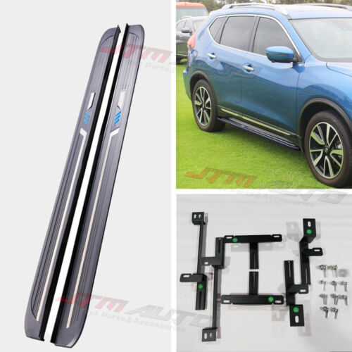 Black Aluminium Running Board Side Steps to suit Nissan Xtrail X-trail T32 14-22