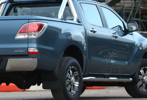 Running Boards Side Steps 3" Stainless Steel to suit Mazda BT50 BT-50 2012-2020