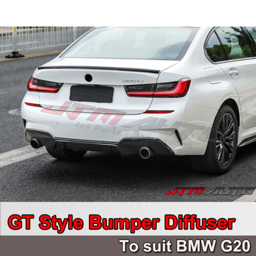 GT Performance M Sport Style Rear bumper bar diffuser for BMW 3 Series G20