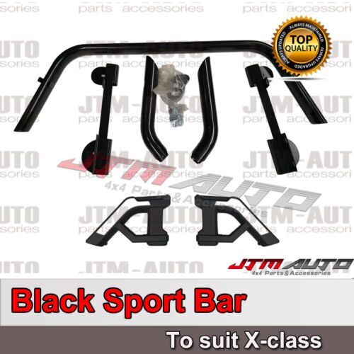 Black Roll Sport Bar to suit Mercedes Benz X-class 2018-2020