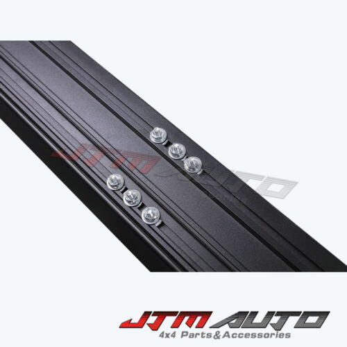 Black Aluminium Running Board Side Steps to suit Mitsubishi Outlander 2022+