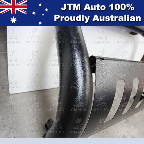 Side Steps + Nudge Bar Black Stainless Steel to suit Mazda BT-50 2012-2020