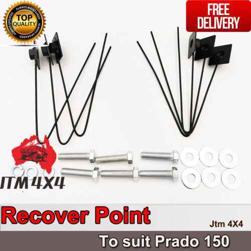 Recovery Tow Point Kit 3250 KG Tonne Hitch to suit Toyota Prado 150 09-20