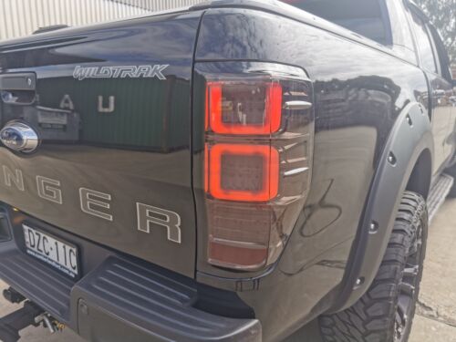 Smoked Full Sequential Led Tail Lights to suit Ford Ranger PX PX2 PX3 2012-2022