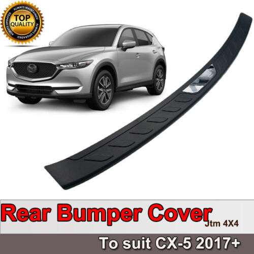 Rear Bumper Step Protector Scuff Plate Guard Plate to suit Mazda CX5 CX-5 2017+