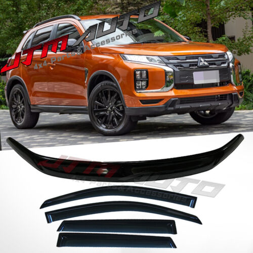 Bonnet Protector + Weather shields Visors to suit Mitsubishi ASX 2020+ MY20