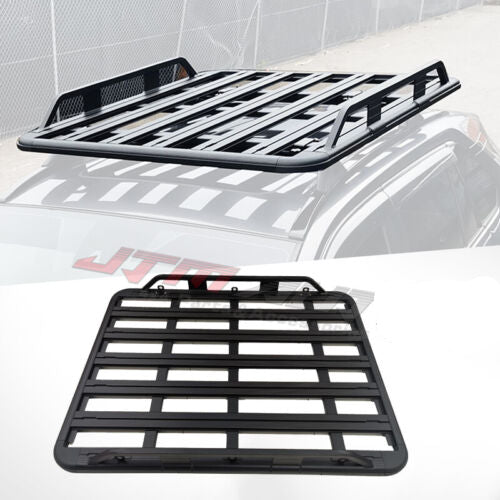 Aluminium Heavy Duty Roof Rack Tradesman Platform Carrier Basket + Cla ...