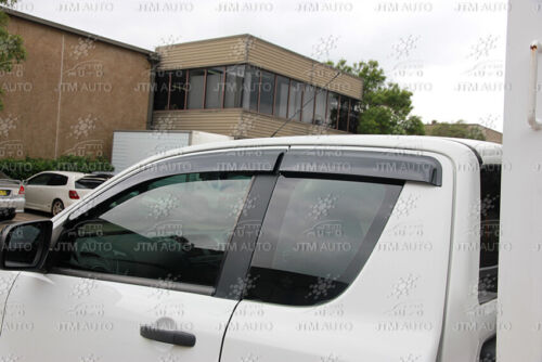 Bonnet Protector + Weather Shields to suit Ford Ranger PX Extra Cab 2012-2015