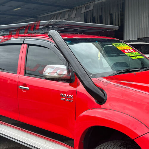 Satin Black Stainless Steel Snorkel Kit to suit Toyota Hilux N70 2005-2015